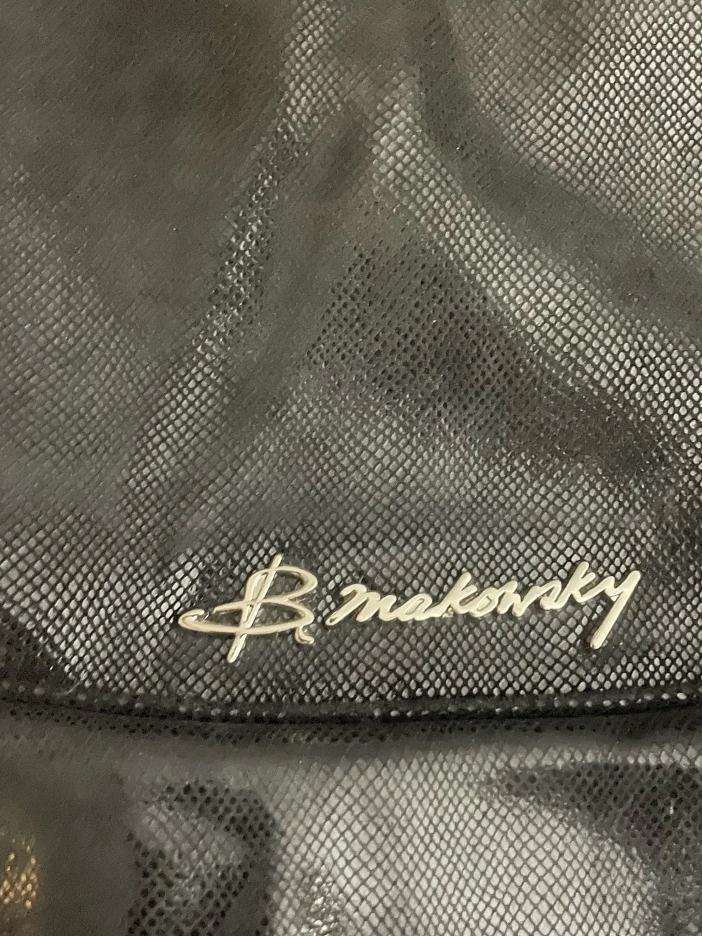 b. makowsky black faux